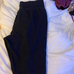 Black joggers